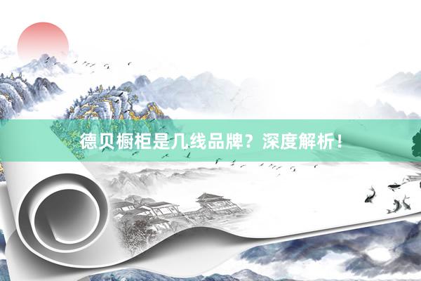 德贝橱柜是几线品牌？深度解析！
